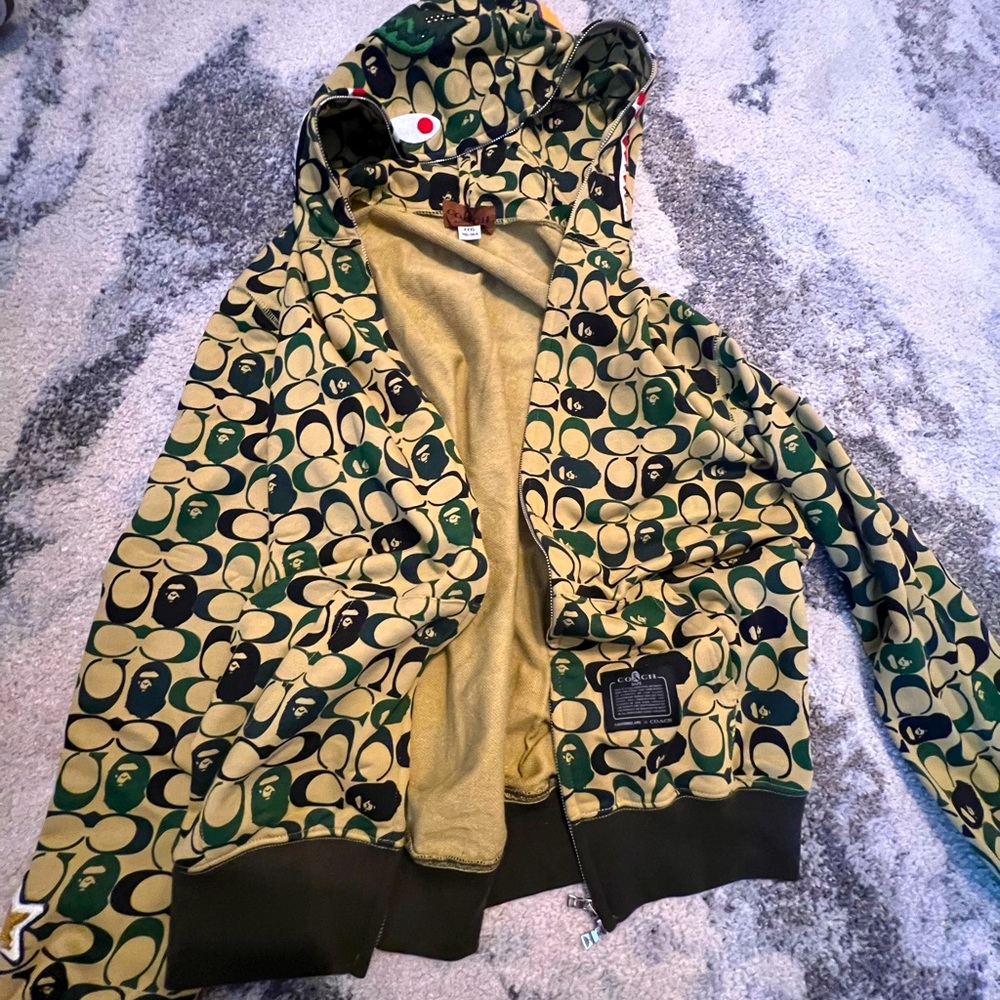 Coach bape hoodie